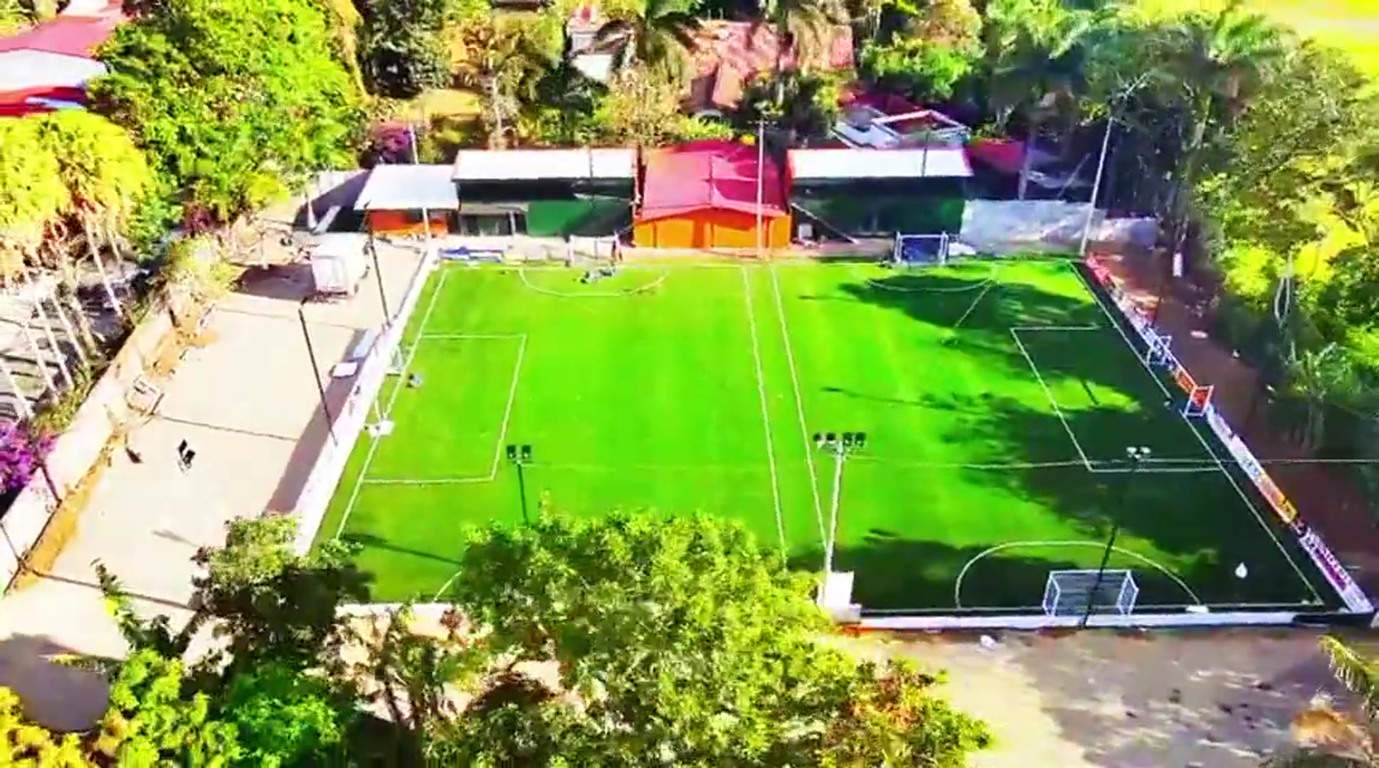 Vista aérea con paisaje